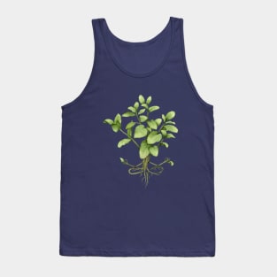 mint plant yoga Tank Top